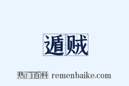 遁贼是什么意思的图片